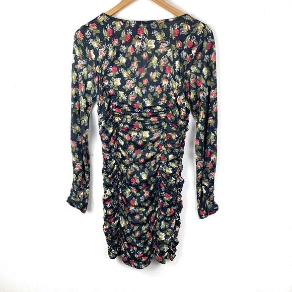 NWT Urban Outfitters Dalton Ruched Mesh Mini Dress Size Medium - Picture 2 of 8